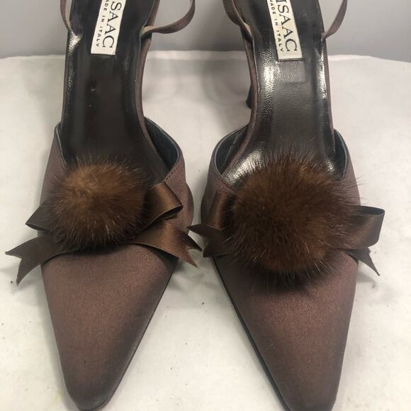 Isaac Mizrahi Sidra Pointy Toe Slingback Heels - Picture 6 of 8